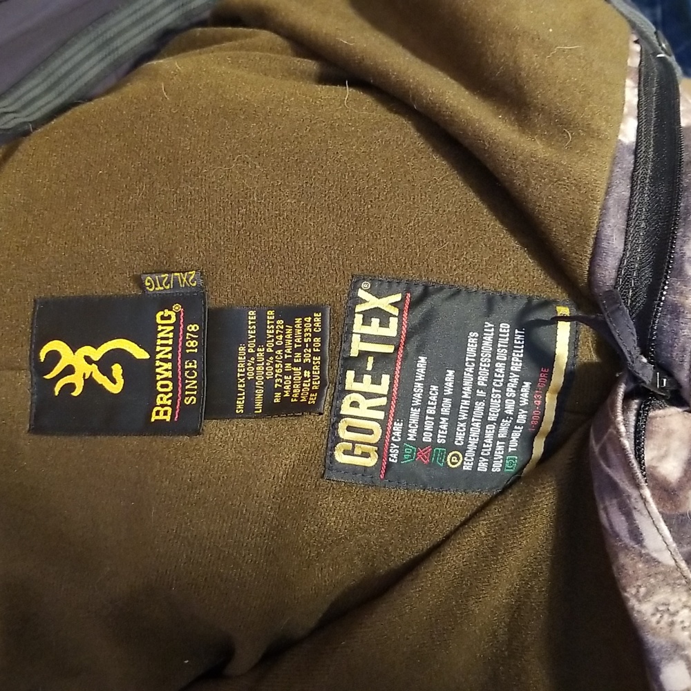 Browning Gore-Tex Hydro-Fleese Pants 2XL/2TG EXCELLENT SHAPE. Work  Hunting...